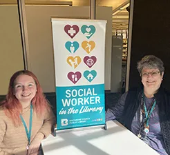 Image of two social workers, Barb and Val.