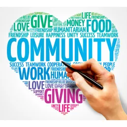 Image of a hand drawing a heart.