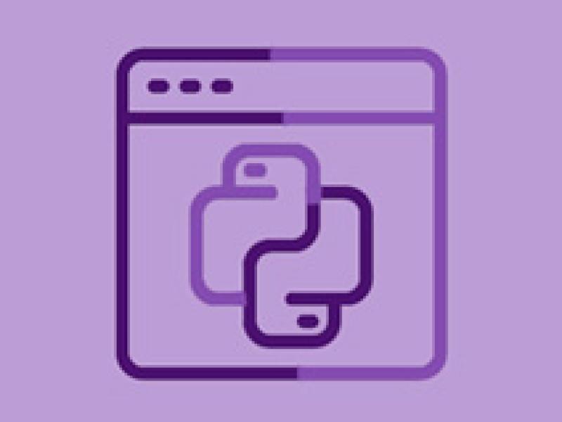 Python programming language logo of two snakes