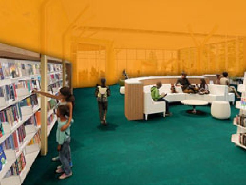 rendering of the future Essex Library
