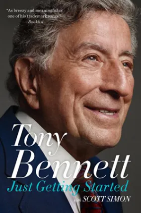 Photo of Tony Bennett's book, Just Getting Started